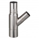 "Y" REDUCER SS FITTING - 1 1/2'' X 1 1/4'' X 1" (INS X INS)