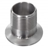 MALE THREADED FITTING 1 1/2" FOR 2 1/2" CLAMP - SS