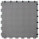 TUILE GRILLAGEE NERVURE 0.003" - 12" X 12" - NOIR