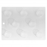 CHOCOLATE MOLD - ROUND - 8 CAVITIES