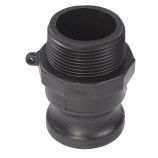 CAMLOCK ADAPTER POLYPROPYLENE - PART F - 2"