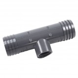 ADAPTATEUR EN "T" INSERTION FILETÉ FEMELLE PVC - 1 1/2" (INS X INS X FNPT)