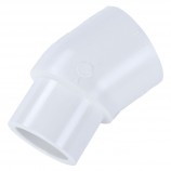 COUDE 22 1/2° SPIGOT COLLÉ PVC BLANC - 1 1/2" (SPIG X COL)