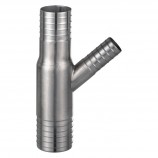 "Y" REDUCER SS FITTING - 1 1/2'' X 1 1/4'' X 3/4" (INS X INS)