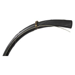 MAÎTRE-LIGNE 2" NOIR - LINCHÉ AVEC BROCHE GALV #9HC ET BROCHE À LINCHER INOX 0.045" - AU PIED