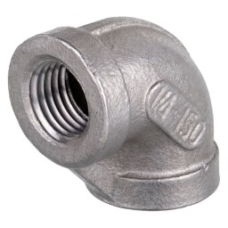 COUDE 90° FILETÉ FEMELLE INOX 316 - 3/8" (FNPT X FNPT)