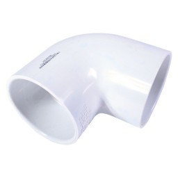 COUDE 90° COLLÉ PVC BLANC - 1 1/4" (COL X COL)
