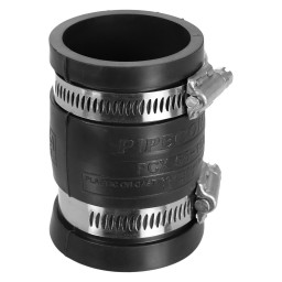 ACCOUPLEMENT DE CAOUTCHOUC AVEC COLLETS - 1 1/2"