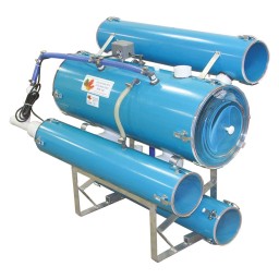 REL.POMPE SUB.HORIZ. - 8000 ENT - 12"X36" - COLL.6"X36" - ENT 8X1 1/4" - SONDES - 2X30GPM