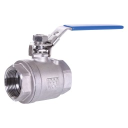 BALL VALVE FEMALE THREADED 2 PIECE STAINLESS STEEL - 2" (FNPT X FNPT)