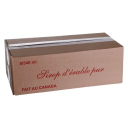 BOÎTE DE RÉEXPÉDITION BRUNE POUR CANNES - 8 X 540 ML (25/PQT)