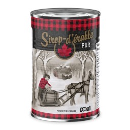 CANNE POUR SIROP D'ÉRABLE MODÈLE DSD - PRODUIT DU CANADA - BILINGUE - 540 ML (200/BTE)