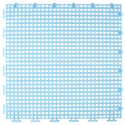 TUILE GRILLAGEE NERVURE 0.003" - 12" X 12" - BLEU CIEL