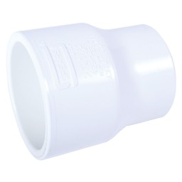 MANCHON RÉDUIT COLLÉ PVC BLANC - 3" X 2" (COL X COL)