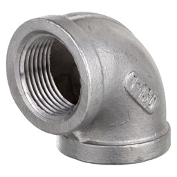 COUDE 90° FILETÉ FEMELLE INOX 316 - 1 1/4" (FNPT X FNPT)