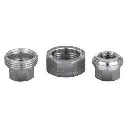 UNION DISMOUNTABLE FEMALE/FEMALE THREADED SS 316 - 1/2" (FNPT X FNPT)