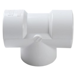 ADAPTATEUR EN "T" FILETÉ PVC BLANC - 1/2" (FNPT X FNPT)