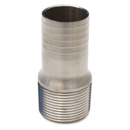 RACCORD VISSÉ INOX - 1 1/2" X 1" (MNPT X INS)