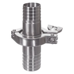 QUICK CLAMP FITTING - 3/4" INSERT - CLAMP 1 1/2" - SS
