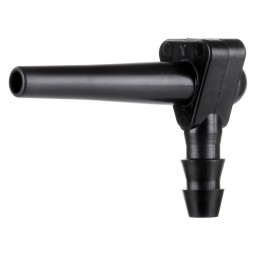 CHALUMEAU "PLASTECH CHALUMO" 1/4" - NOIR (100/PQT)