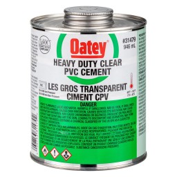 COLLE POUR PVC CLAIRE HD - 946 ML