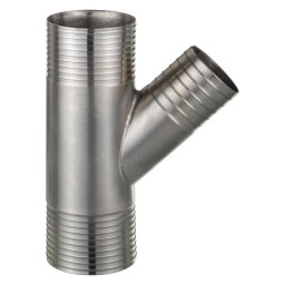 RACCORD INOX "Y" - 1 1/2'' X 1'' (INS X INS)