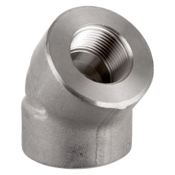 COUDE 45° FILETÉ FEMELLE INOX 316 - 1 1/2" (FNPT X FNPT)