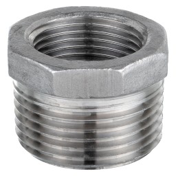 RÉDUIT FILETÉ MÂLE/FEMELLE INOX 316 - 1 1/2" X 1 1/4" (MNPT X FNPT)