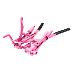 PINCE D'INSTALLATION DELUXE TUBE 5/16" - AJUST TENSION AUTO CALIBRABLE AV/ COUTEAU - ROSE