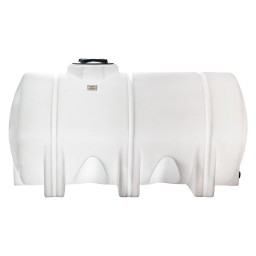 RESERV. PLASTIQUE HORIZ - 603 GAL (725 GAL.US) - 49" DIA X 54" H X 101 LG X 16" OUV. X 2"DRAIN-BLANC