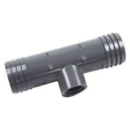 ADAPTATEUR EN "T" INSERTION FILETÉ FEMELLE PVC - 1/2" (INS X INS X FNPT)