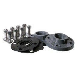 ENSEMBLE BRIDES 2" 150LBS ANSI - FILETÉES (2) + JOINTS (2) + BOULONNERIE INOX