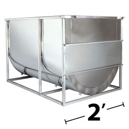 Bassins - 2' de largeur