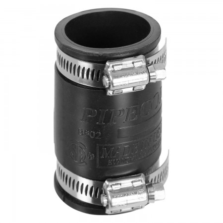 ACCOUPLEMENT DE CAOUTCHOUC AVEC COLLETS - 1 1/4"