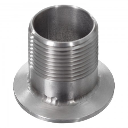 PARTIE FILETÉE MÂLE 1 1/4" POUR BRIDE 1 1/2" - INOX