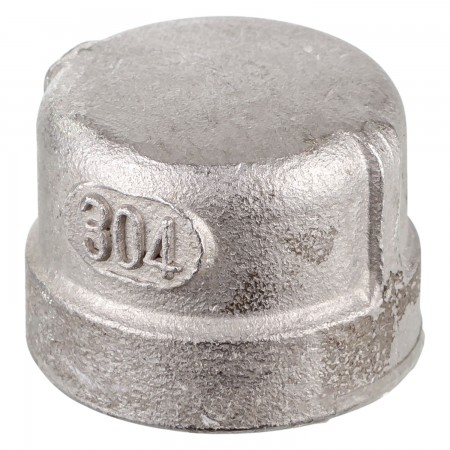 CAPUCHON FILETÉ FEMELLE INOX 316 - 3/4" (FNPT)