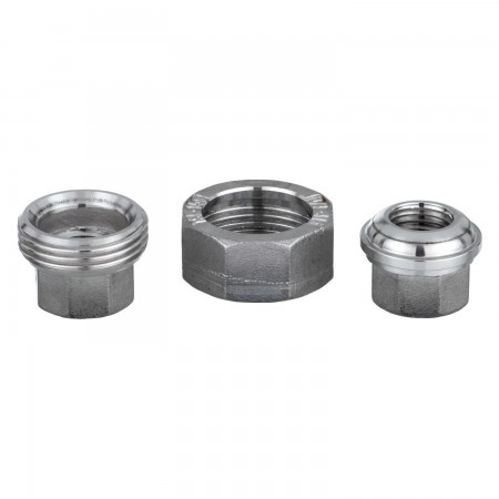 UNION DÉMONTABLE FILETÉ FEMELLE INOX 316 - 1/2" (FNPT X FNPT)