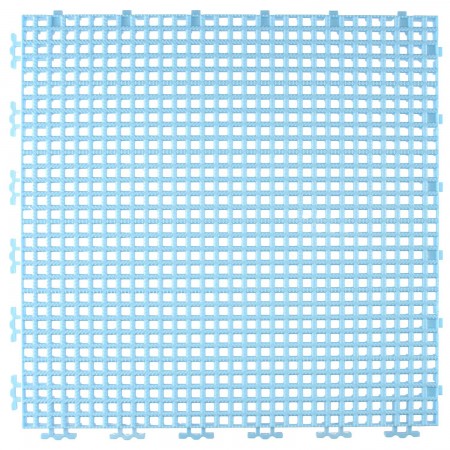 TUILE GRILLAGEE NERVURE 0.008" - 12" X 12" - BLEU CIEL