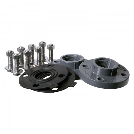 ENSEMBLE BRIDES 1" 150LBS ANSI - FILETÉES (2) + JOINTS (2) + BOULONNERIE INOX
